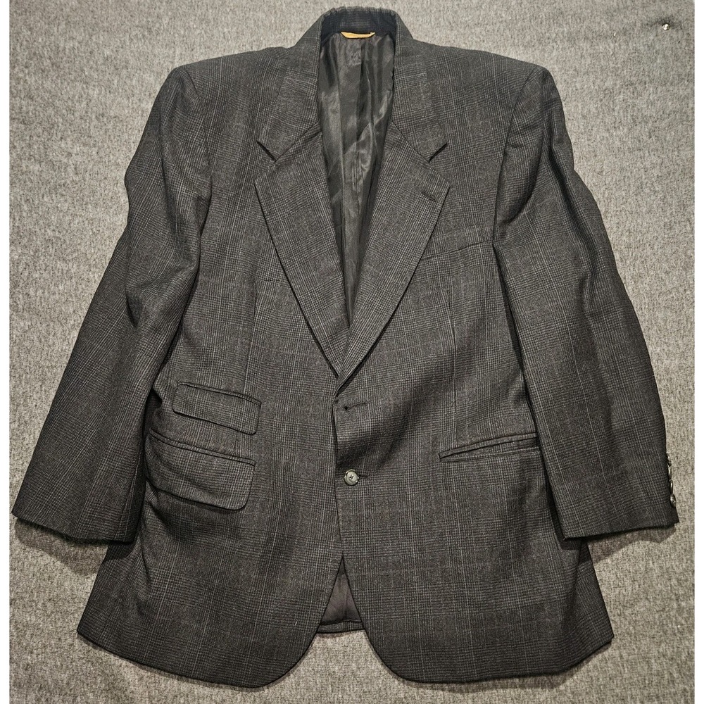 Kuppenheimer Men's 2 Button Blazer Sport Coat 44R Missing Button See Pics